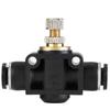 468mm Tube Air Flow Controller T Shape Pipe Pneumatic Fitting Regulator Valve(6mm)