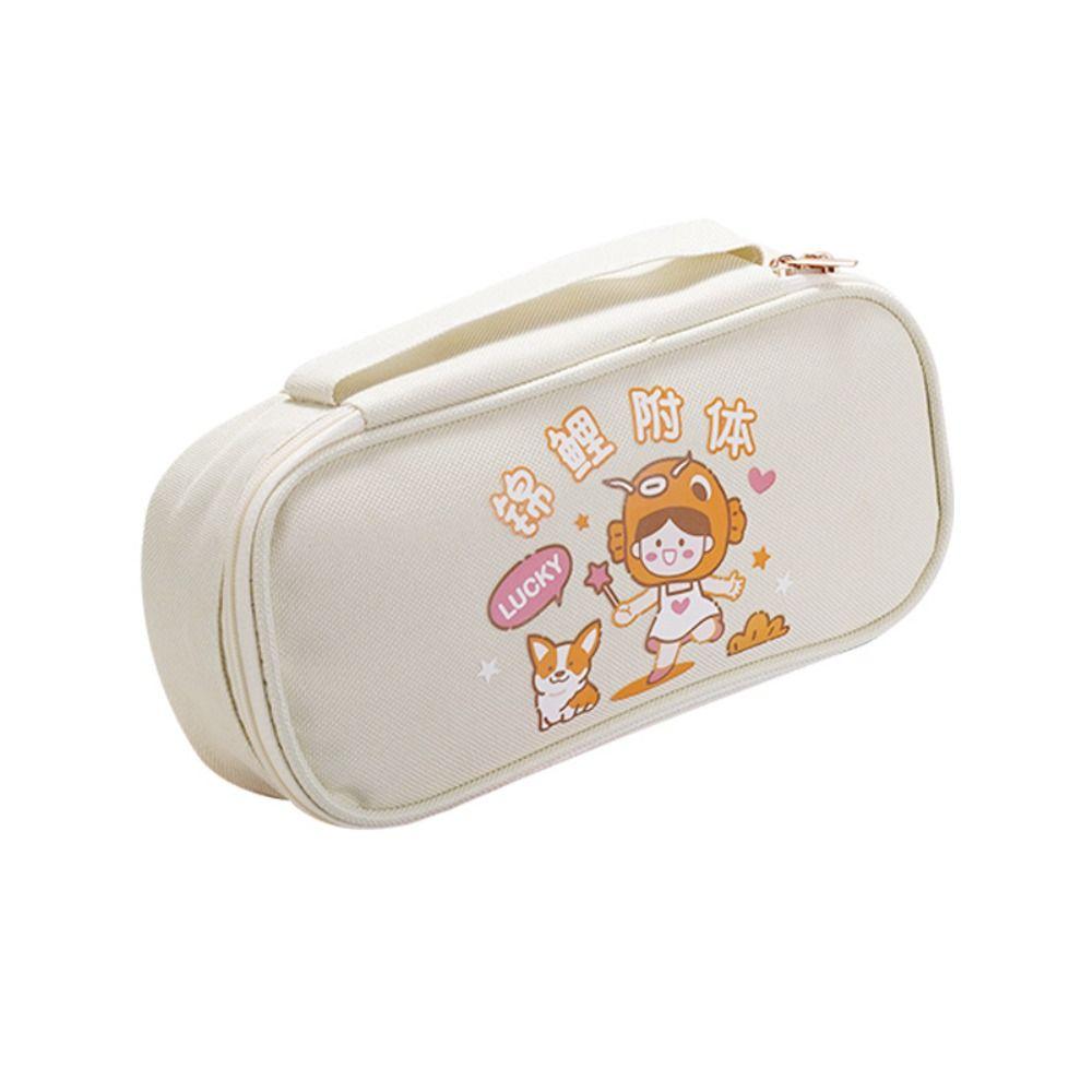 Портативный пенал многослойный пенал многофункциональный мультяшный пенал для студентов