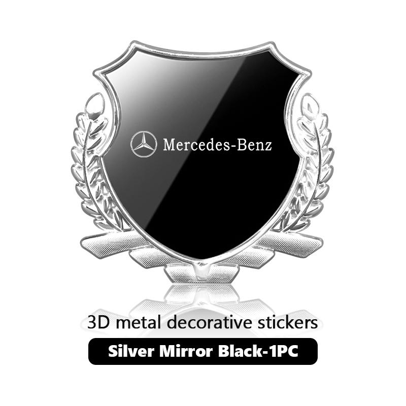 Для Benz 3D Эмблема Значок из Сплава Наклейка на Кузов Автомобиля Боковая Декоративная Наклейка Аксессуары AMG CLA CLS C180 C200 W204 W205 Эксклюзивный A C U1
