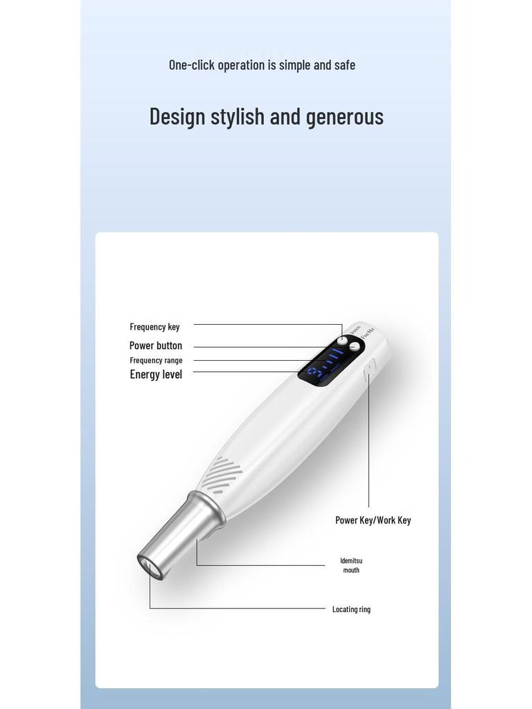 Ультрапикосекундный лазер для удаления веснушек и родинок: Портативный «Всё в одном» для домашнего и салонного использования