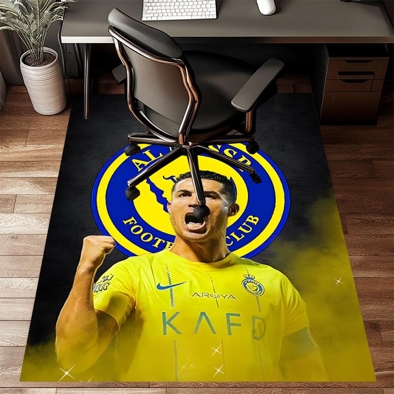 1pc Number 7 Soccer Design Printed Area Rug Carpet for Bedroom Living Room Home Decor Rugs Mat Non Slip Mat Rug for Bedside