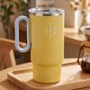 Coffee Mug 304 Stainless Steel Large Capacity Insulated Hot Cold Gift Stylish Trendy Handle Portable Convenient Vacuum Flask 6