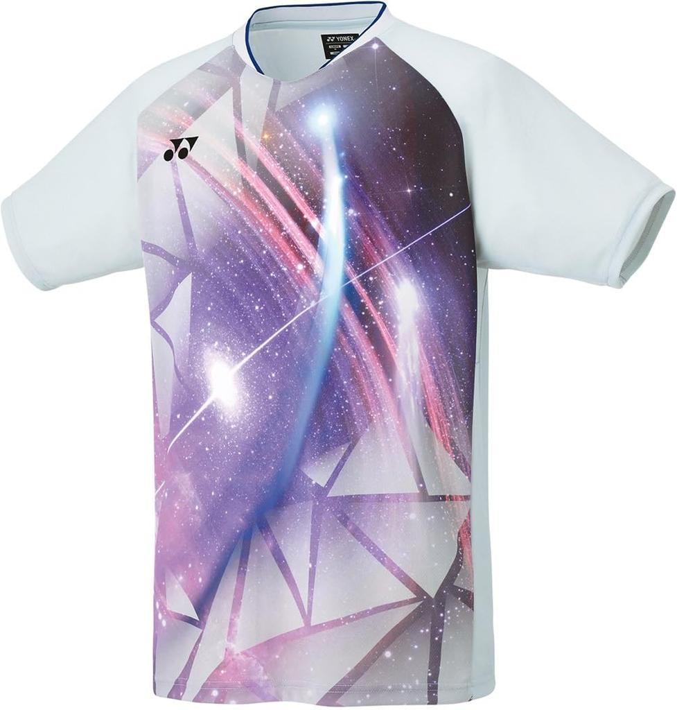 YONEX Short Sleeve Game Shirt Ice Gray Men's (Fit Style), (326)