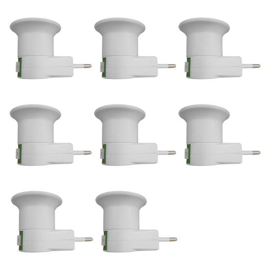 E27 EU Plug Lamp Light Holder Base Socket Converter Adapter with Control Switch