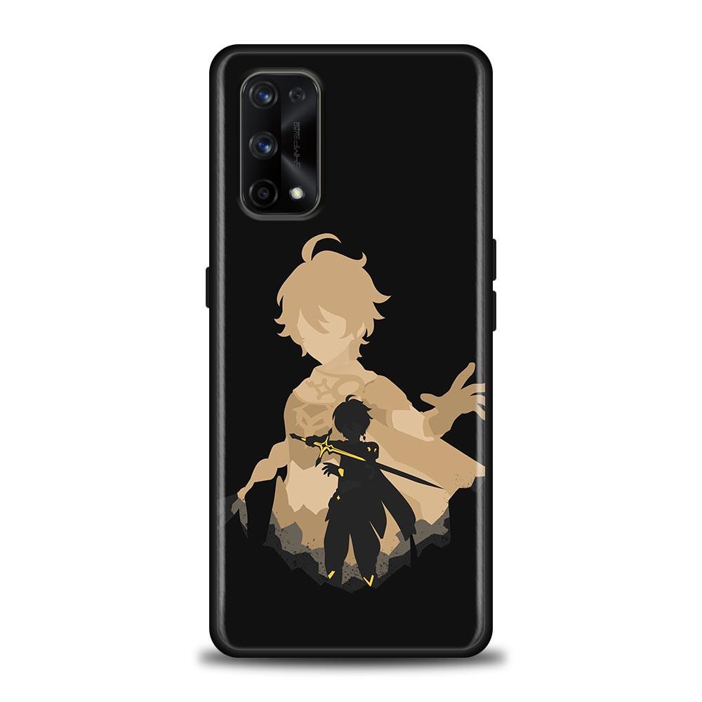 Genshin Impact аниме игровой чехол для телефона для Oppo Realme 8i 8 9 7 6 5 Pro 9i 7i 5i 6i XT 5G чехлы мягкий силиконовый чехол Realme 8Pro