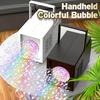 Electric Bubble Machine Automatic Bubble Blower Handheld Outdoor Party Toy Precision Bubble Maker for Kids