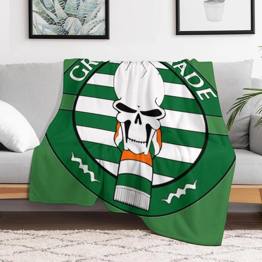 Green Brigade Throw Blanket Year Round Soft Comfortable Blanket for Home