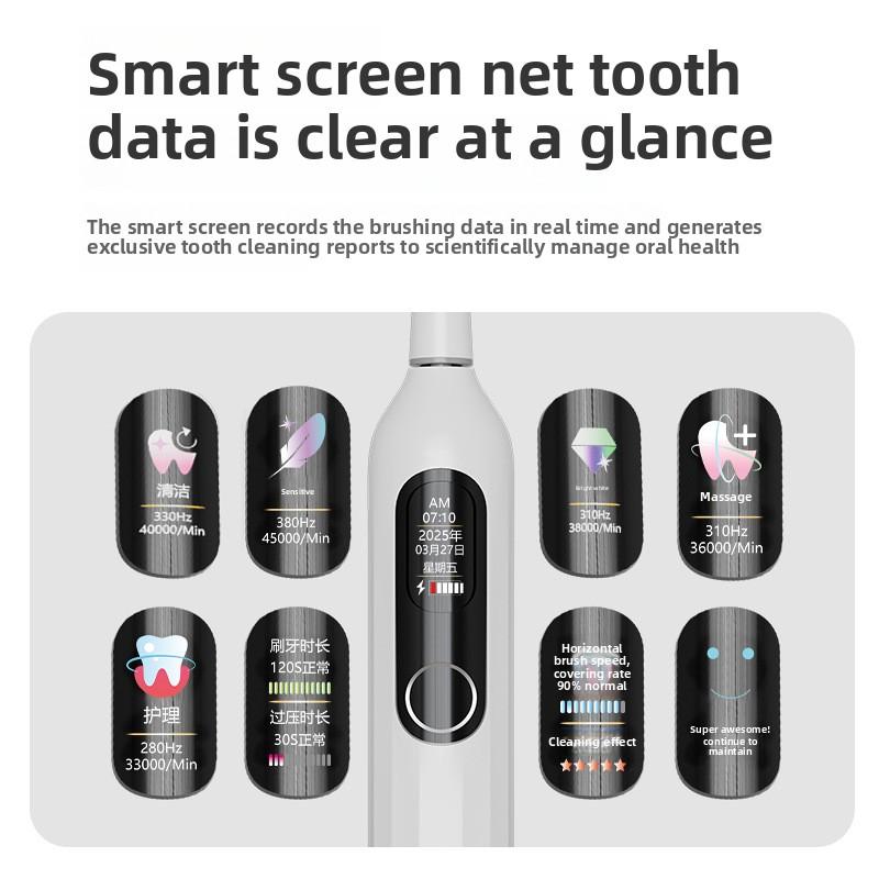 Y20 электрическая зубная щетка для взрослых парная версия Soft Hair Sonic автоматическая с функцией обновления поколения Family Welfare Deep Space Smart