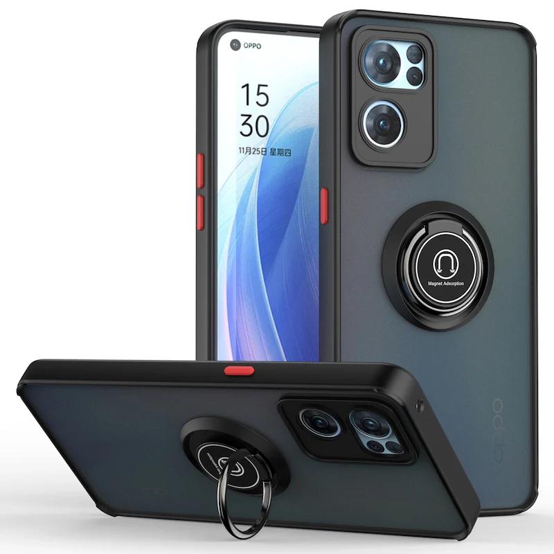 Чехол-держатель для кольца, оптовая продажа, чехол для телефона OPPO Reno 11 Pro FIND X7 Ultra A3s A15 A16 A31 A52 A53 A54 A72 A74 A94 A9, противоударный чехол