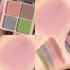 4 Colors Eye Shadow Palette Blue Matte Pearlescent Highlight Eyeshadow Palette Beauty Cosmetics