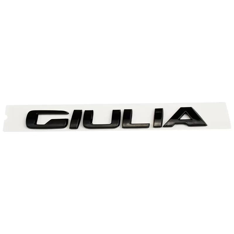 ABS Car Body Sticker Letters Badge Styling for Alfa Romeo STELVIO VELOCE GIULIA Q2 Q4 Ti Logo 2025 Auto Side Emblem AccessoriesHH9