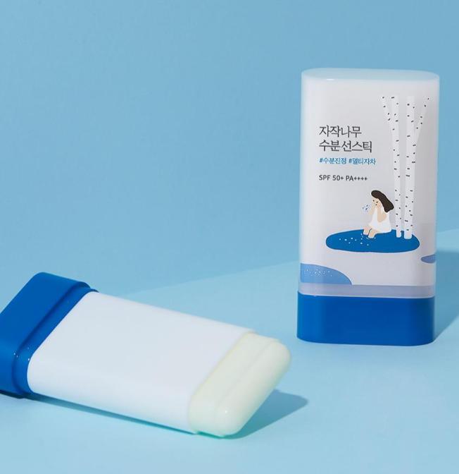 ROUND LAB Увлажняющий солнцезащитный стик с березой SPF50+ PA++++ – Увлажняющий и портативный