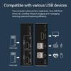Корпус KVM-переключателя USB Мониторы Клавиатуры и мышь для управления 2 ПК USB HDTV Селектор Оборудование Аксессуары