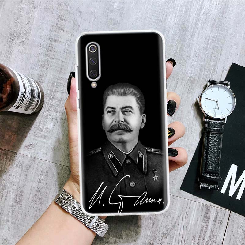 Чехол для телефона «Русский Сталин, СССР, коммунизм» для Xiaomi Redmi Note 10 9 8 11 Pro 11T 11S 10S 9S 9A 9C 9T 8T 8A 7 7A 5 с художественным узором