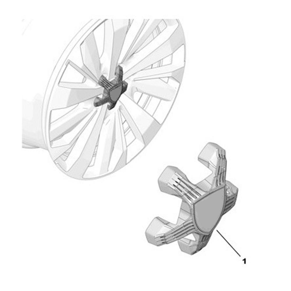 1x For Peugeot 308 408 508 3008 4008 5008 Wheel Center Cover Hub Cap YL022040XK