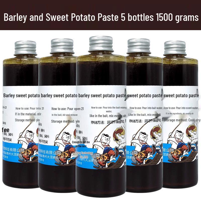 High-Strength Barley & Sweet Potato Fishing Bait Attractant for Carp & Bream in Autumn