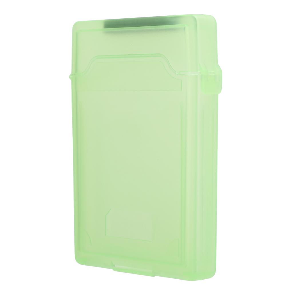2.5-дюймовый бокс для хранения жесткого диска, материал ABS, пыле- и антистатический защитный кейс для HDD/SSD(зеленый )