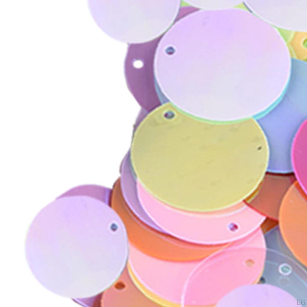 85 Pieces 20mm Flat Round Loose Sequins Hairpins Decorative Patches DIY Dress Accessories Set for