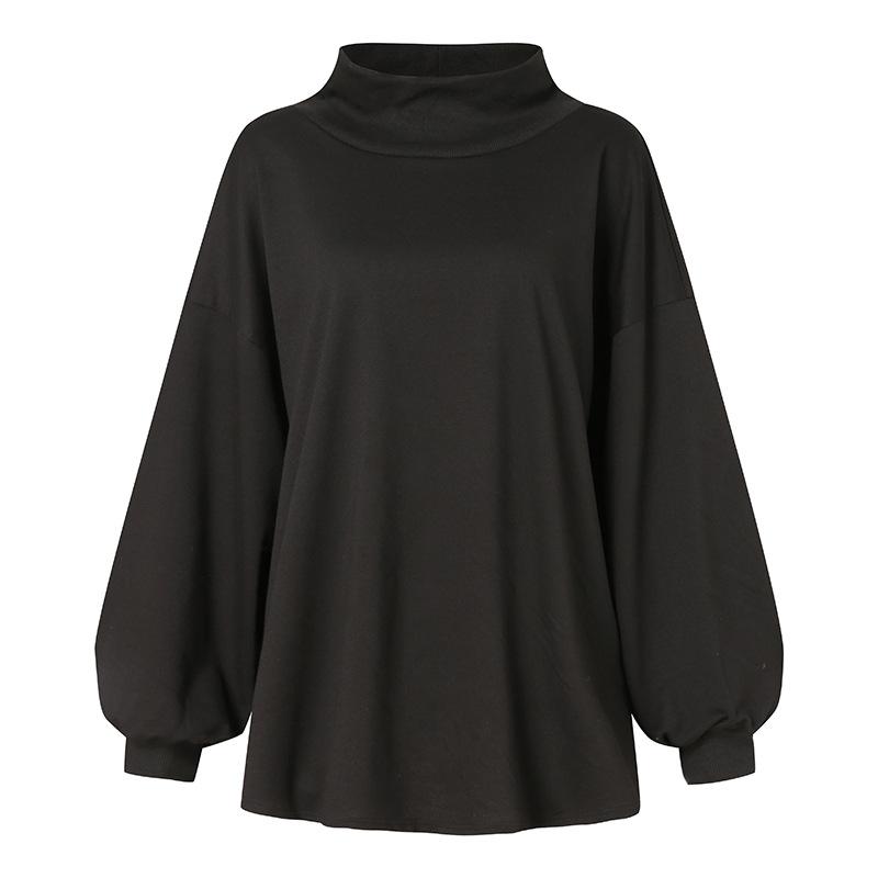 Осенний шерстяной свитер, однотонный пуловер, свободный крой, женская повседневная толстовка, пуловеры и длинные рукава для женщин