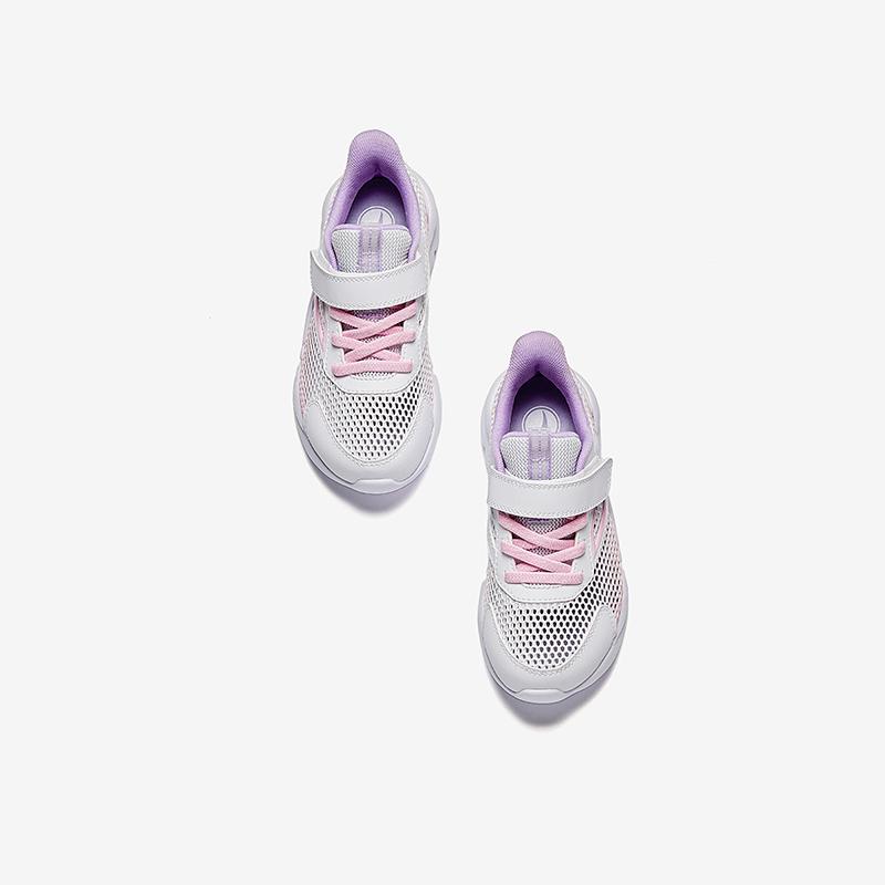 Anta Lightweight Breathable Soft Comfortable Versatile Sports Casual Running Shoes Kids Sneakers White Pink Purple 322529904
