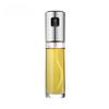 1PC Oil Spray Pot Household Kitchen Glass Stainless Steel Air Fryer Atomizing Mist Food Grade Press Type Small Oil Spray Bottle