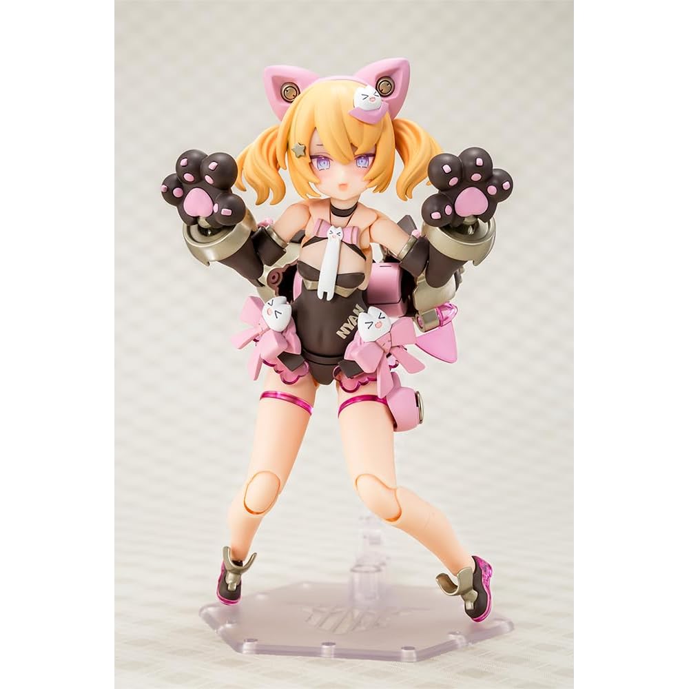 Kotobukiya Megami Device Puni Mofu Черная Мао Масштаб 135 мм Пластиковая модель