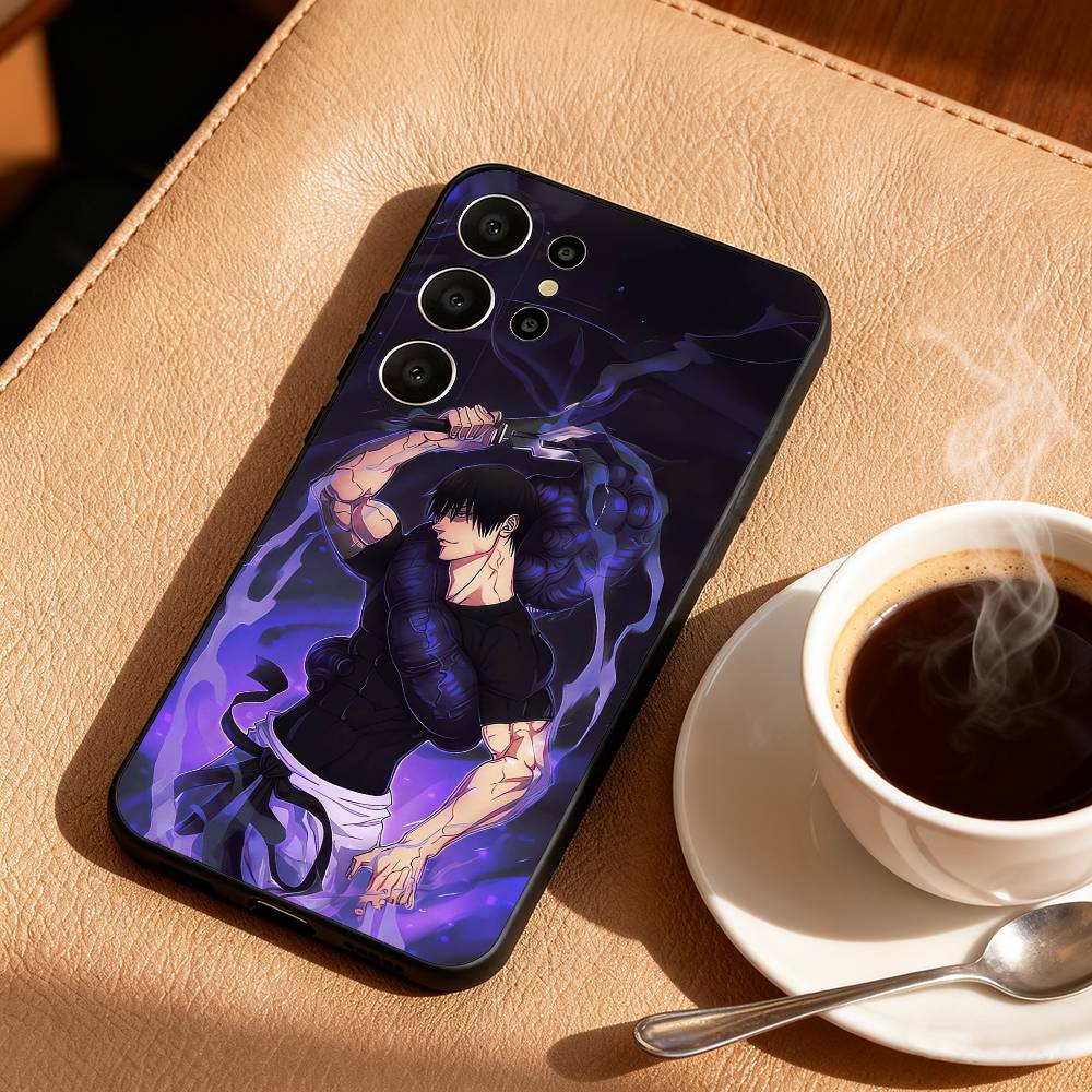 Чехол для телефона Toji F-Fushiguro Jujutsu K-Kaisen Для Samsung S26,S25,S24,S21,S22,S23,S30,Ultra,S20,FE,Lite,10,9, Черный чехол