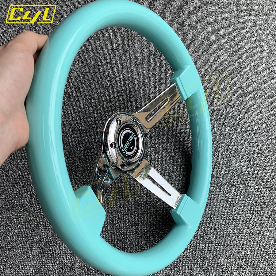 CYL Jdm Car Parts Universal ABS Steering Wheel 14inch 350mm Deep Dish Racing Drifting Steering Wheel