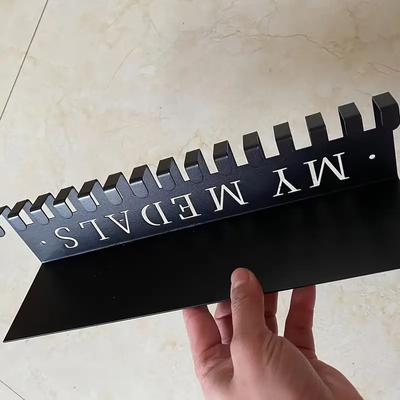 Металлический дисплей для медалей, настенный держатель для хранения трофеев, вешалка для медалей, идеально подходит для спортивных достижений, почетных медалей и подарков