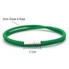 Simple Style 3mm Thin Rope Bracelet For Men Double Layer Braided Wish Braslet Good Luck Red Thread Braclet Outdoor Cycling Joias