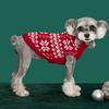 Autumn Winter Pet Dog Christmas Day Sweater Warm Coat Scarf for Small Medium Dog Kitten Pullover Cat Puppy Vest Warm Pet Clothes