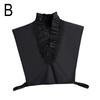 Wrinkled Ruffles False Collar Versatile Sweater Solid Color False Collars Detachable Female Half Shirt Blouse False V Collar