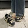 Fashion Women's Chunky Platform Vulcanize Shoes Autumn New Fashion Casual Running Shoe for Woman Sneakers Lace-up Sports Casual Shoes