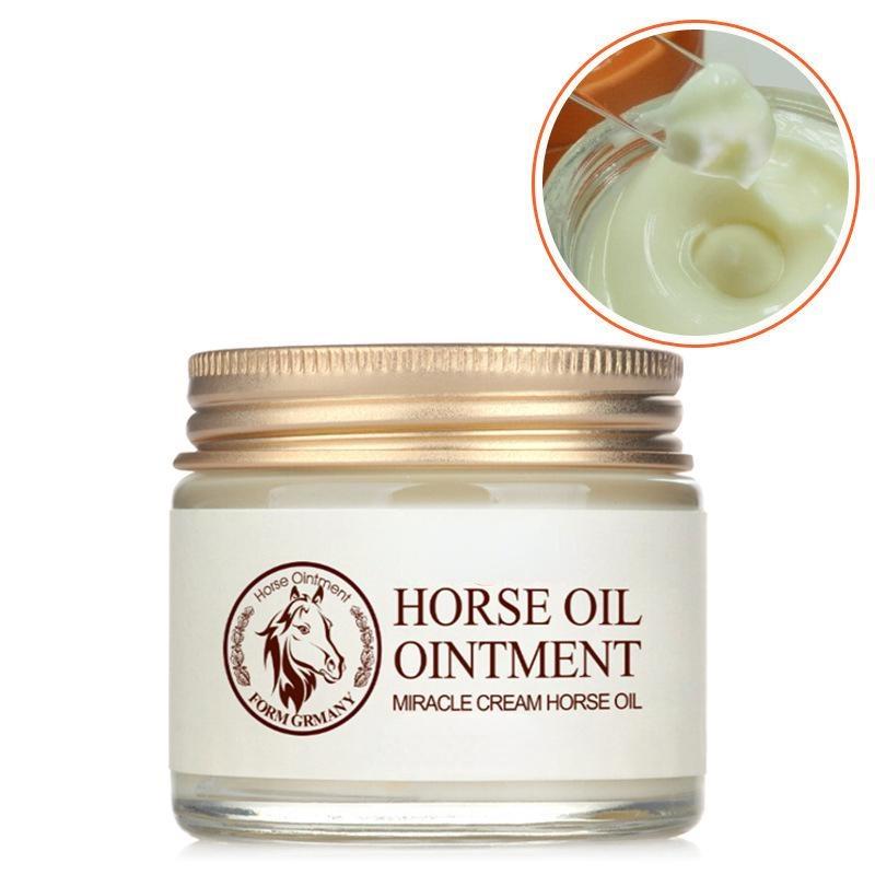 Увлажняющий и осветляющий крем для лица с лошадиным маслом, против морщин, лифтинговый, укрепляющий, отбеливающий крем для лица