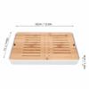 Water Storage Drainage Chinese Tea Tray Rectangular Shape Water Storage Tray  For Home Office