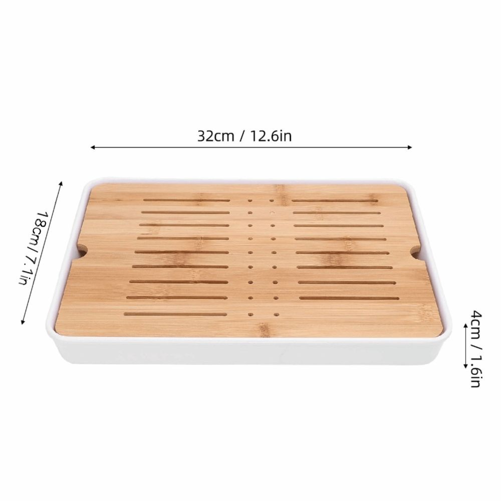 Water Storage Drainage Chinese Tea Tray Rectangular Shape Water Storage Tray For Home Office