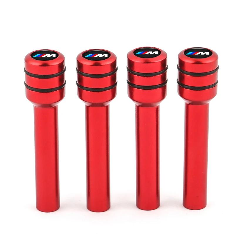 4Pcs Aluminum Alloy Car Door Lock Pins Security Rod Knob Cover For BMW M 50th Anniversary M5 E46 E90 F10 E39 E36 F20 E87 X1 X3 I ZX2