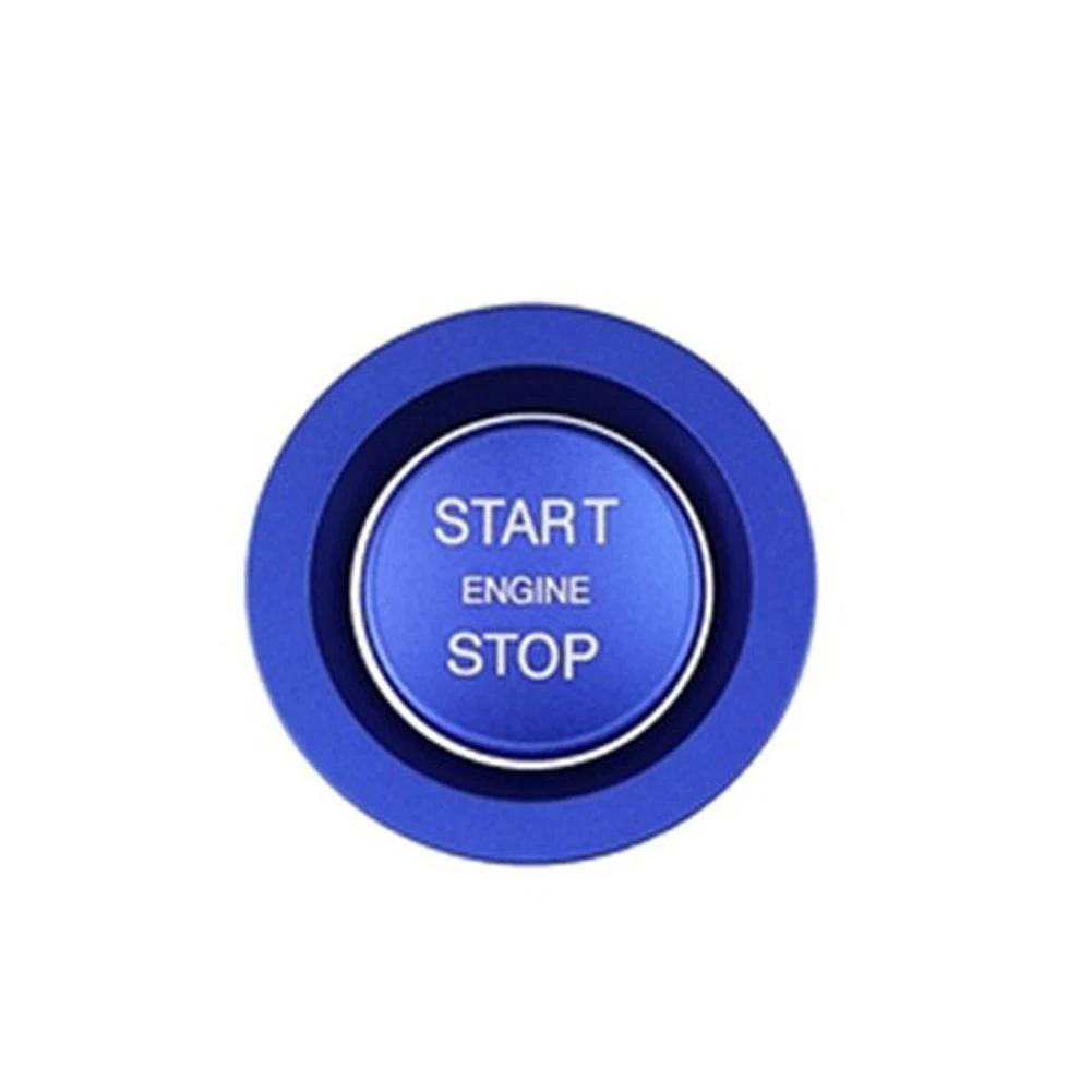Car Ignition Engine Start Stop Switch Button Ring Trim Sticker For Land Rover Discovery Sport LR5 Range Rover Sport Vogue Evoque