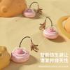 Умная электрическая игрушка для дразнения кошек, самоподнимающаяся, автоматическая палочка с перьями для кошек, игрушечная машинка для кошек.