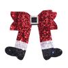 Pack of 2 Multifuntional Boot Bowknot Hair Accessory Hair Clip Christmas Bowknot Hairpiece Suitable for All Hairstyles