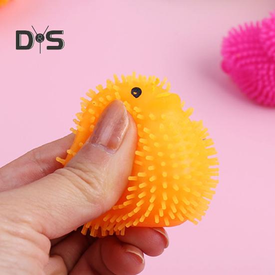 12 шт. светодиодных шариков-пуфферов, пасхальные яйца, светящиеся игрушки для детей, светящиеся сжимаемые сенсорные шарики, игрушки-фиджет, наполнители для пасхальных яиц, сувениры для вечеринок, пасхальная корзина