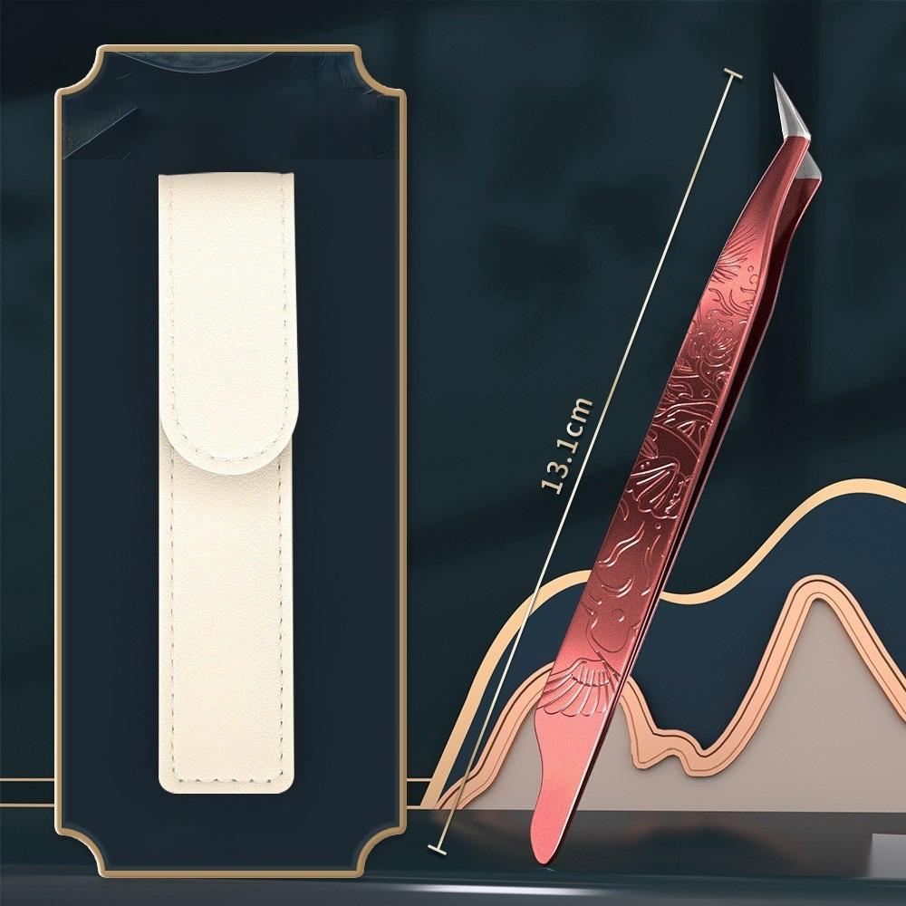 Anti-static Curved Stickers Tweezers High Precision Eyelash Curler Extensions Grafting