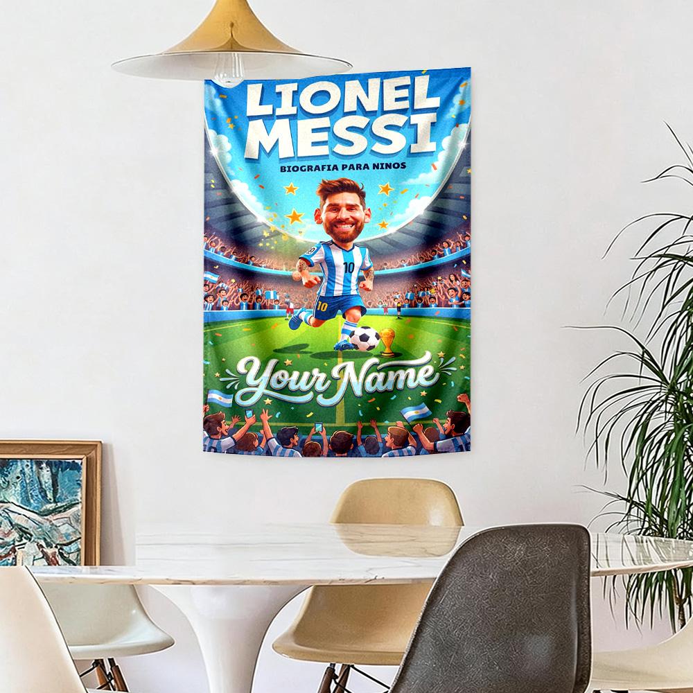 Jorge Lorenzo Custom Your Name Wall Decor Tapestry Art For Pet Memorial Birthdaywedding Party Backdrop Family Gift