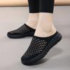 Shoe for Women New Hollowed Out Lazy Half Slippers Summer Mesh Comfortable Casual Soft Sole Breathable Women's Hiking Slippers