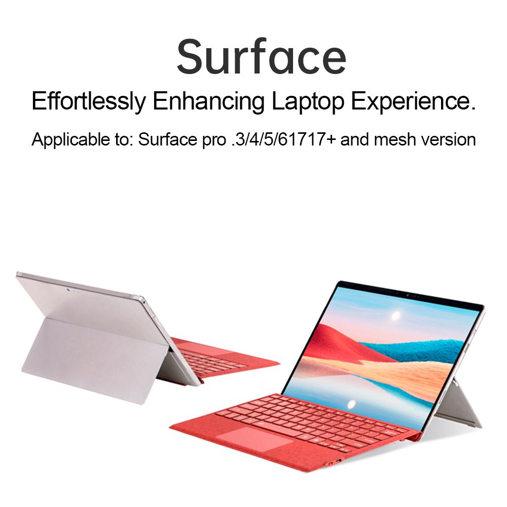 Microsoft Surface Keyboard Pro 3 4 5 6 7 BT 5.1 Цветная Подсветка Магнитная Тонкая Дальность 10 м Дизайн для Surface Pro