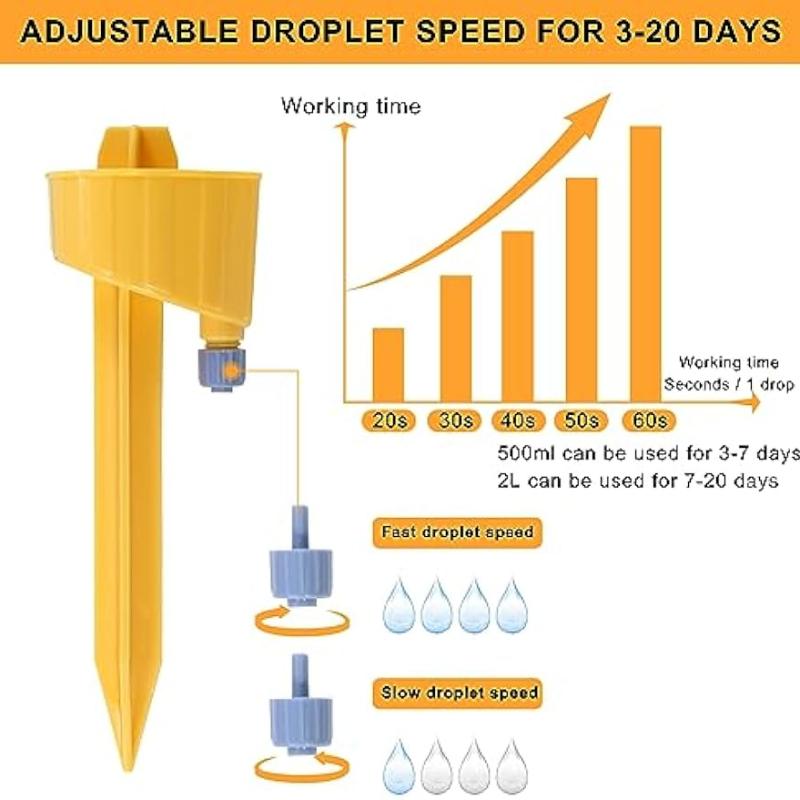 4 шт./компл. обновленный дизайн самополивных шипов, автоматические устройства для полива растений с регулируемым капельным клапаном