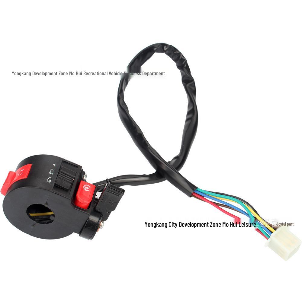 ATV/Motorcycle 50-250CC Three-Function Switch: Start/Stop, Headlight High/Low Beam, Choke