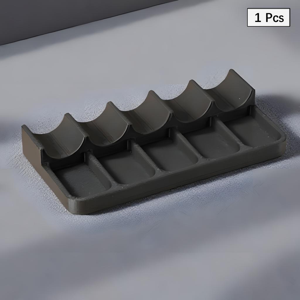 Пластиковый держатель для кистей, напечатанный на 3D-принтере, легкий, портативный, подставка для кистей для рисования, компактный, экономичный по пространству, мини-размер, коробка для хранения кистей