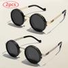 Protective Glasses Punk Polarized Round Sunglasses ND9 Adjustable Dimming Sun Glasses Men Women Fishing Eyeglasses Outdoor UV400