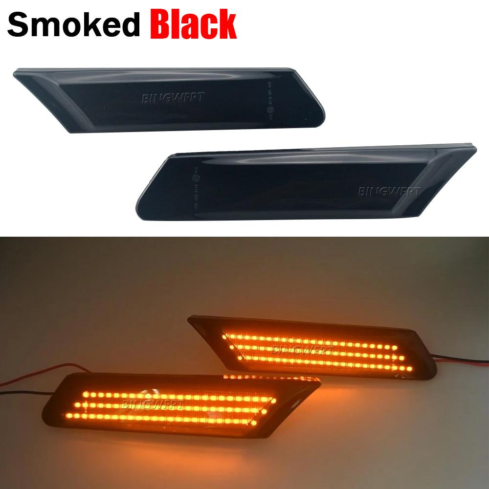 Left+Right For Porsche Boxster 987 (Spyder) Cayman 987 (Sport) 2005-2013 LED Amber Side Marker Turn Signal Light